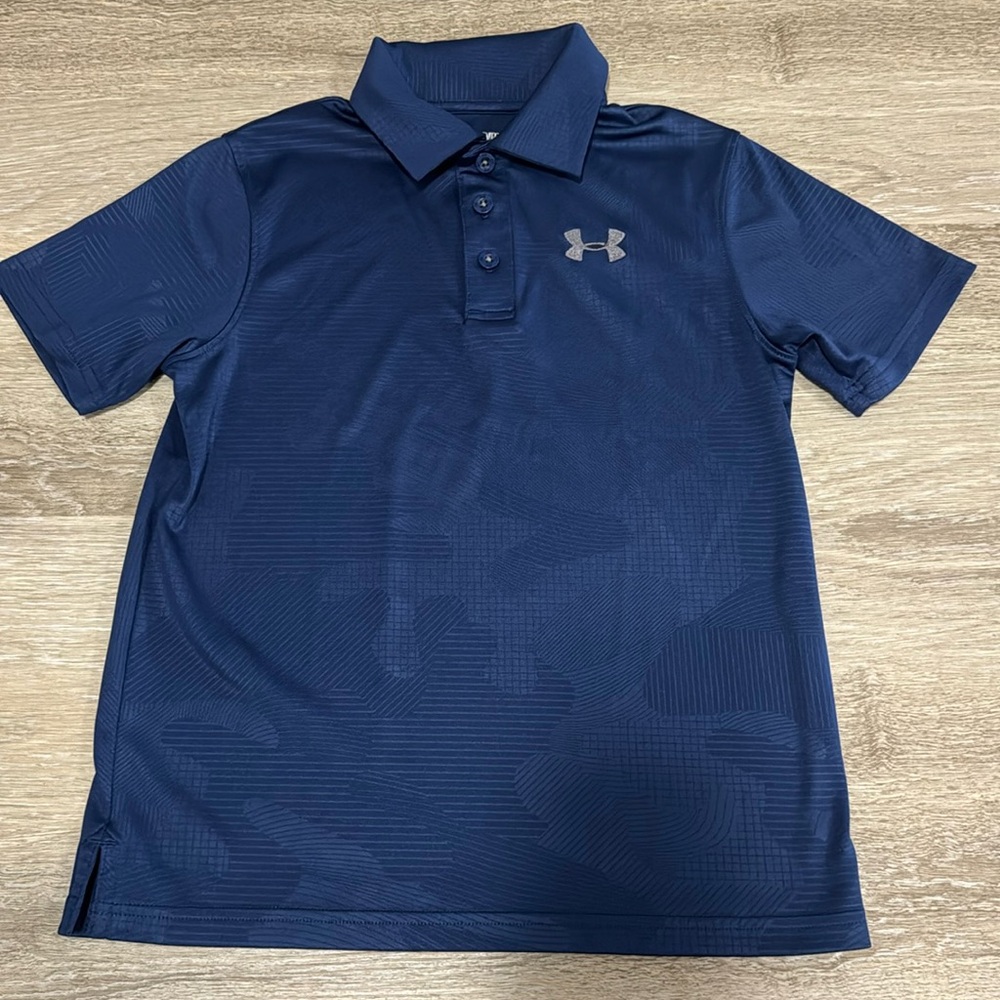 Like 🆕 Under Armour Youth Polo in Navy Blue, Size M